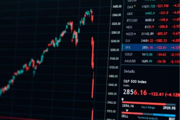 Gráfico con predicciones del mercado bursátil español para inversores